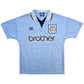 1995/97 Manchester City Home Football Shirt (M) Umbro
