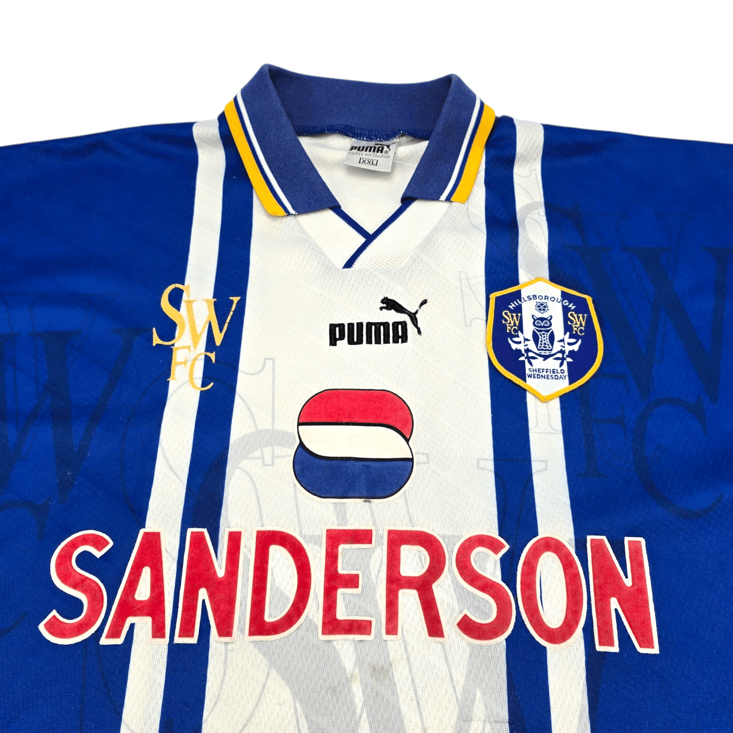 1995/97 Sheffield Wednesday Home Football Shirt (2XL) Puma