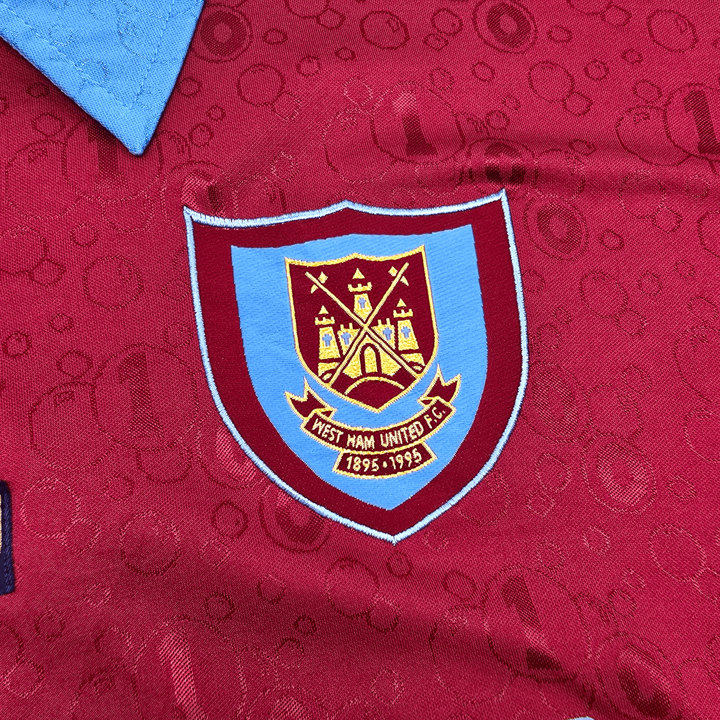 1995/97 West Ham United Home Football Shirt (L) Pony