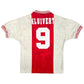 1996/97 Ajax Home Football Shirt (M) Umbro #9 Kluivert