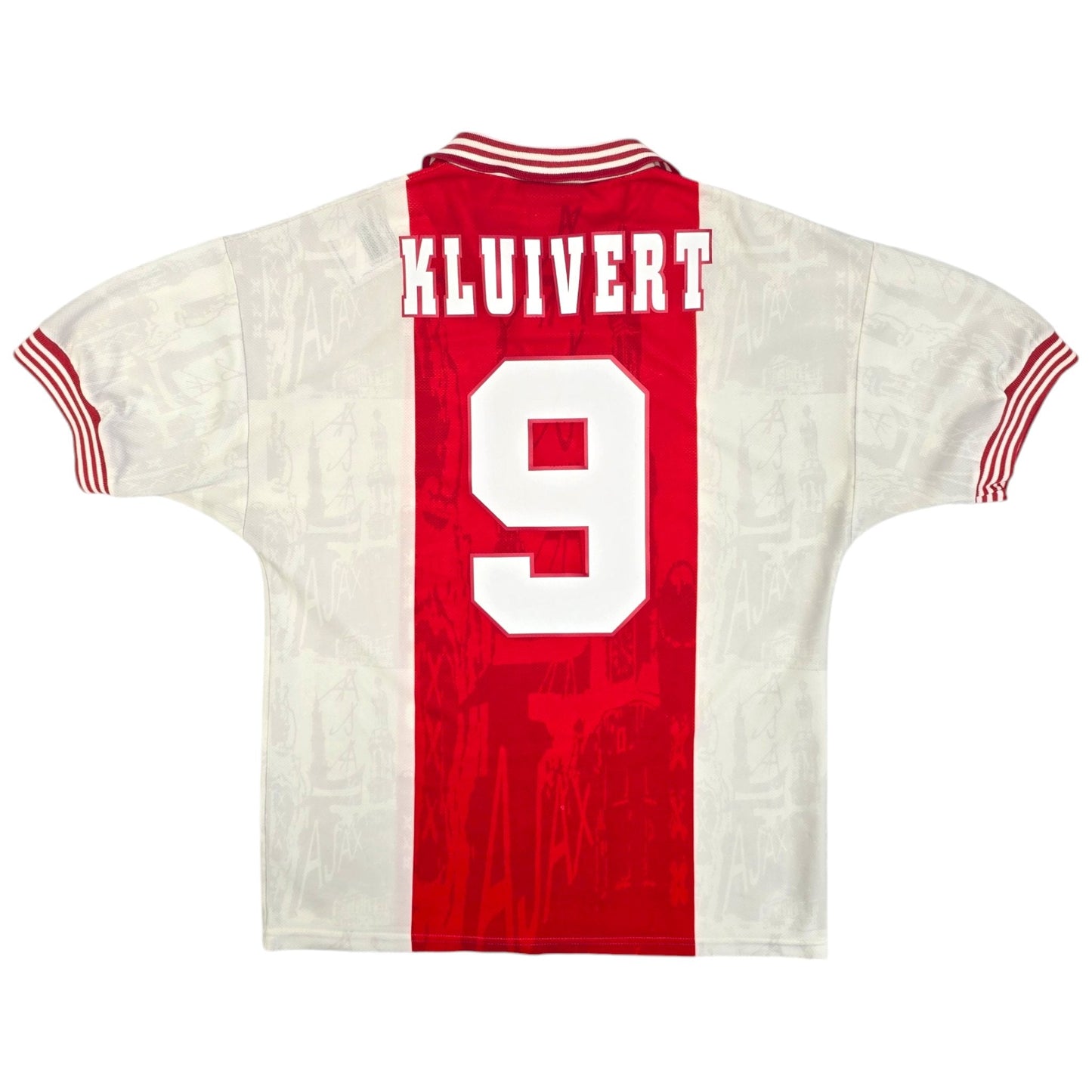1996/97 Ajax Home Football Shirt (M) Umbro #9 Kluivert