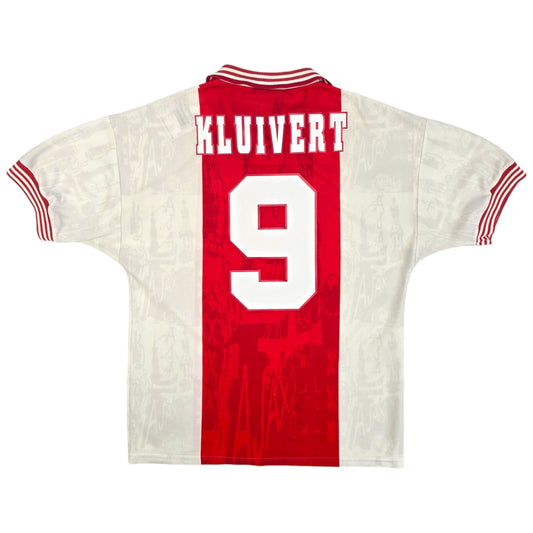 1996/97 Ajax Home Football Shirt (M) Umbro #9 Kluivert