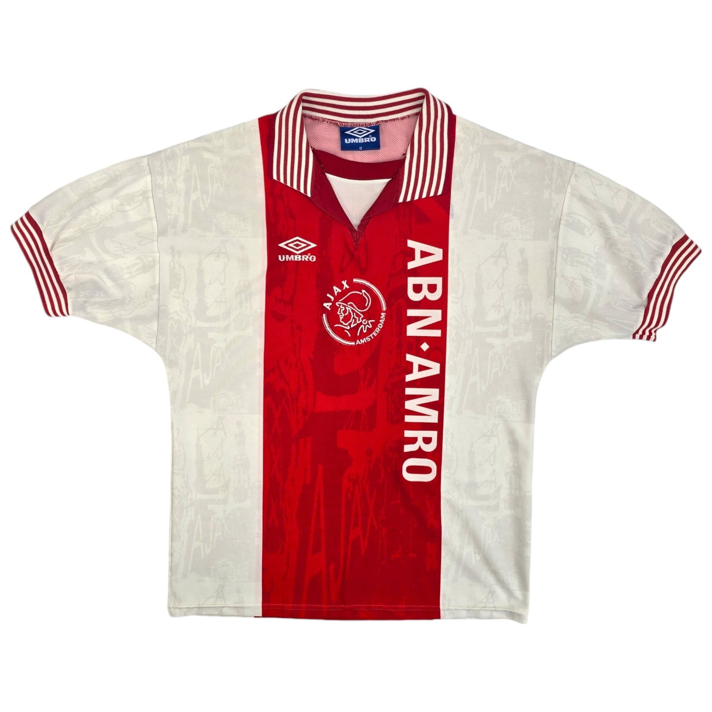 1996/97 Ajax Home Football Shirt (M) Umbro #9 Kluivert