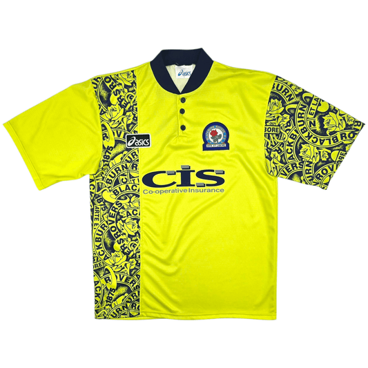 1996/97 Blackburn Rovers Away Football Shirt (L) Asics