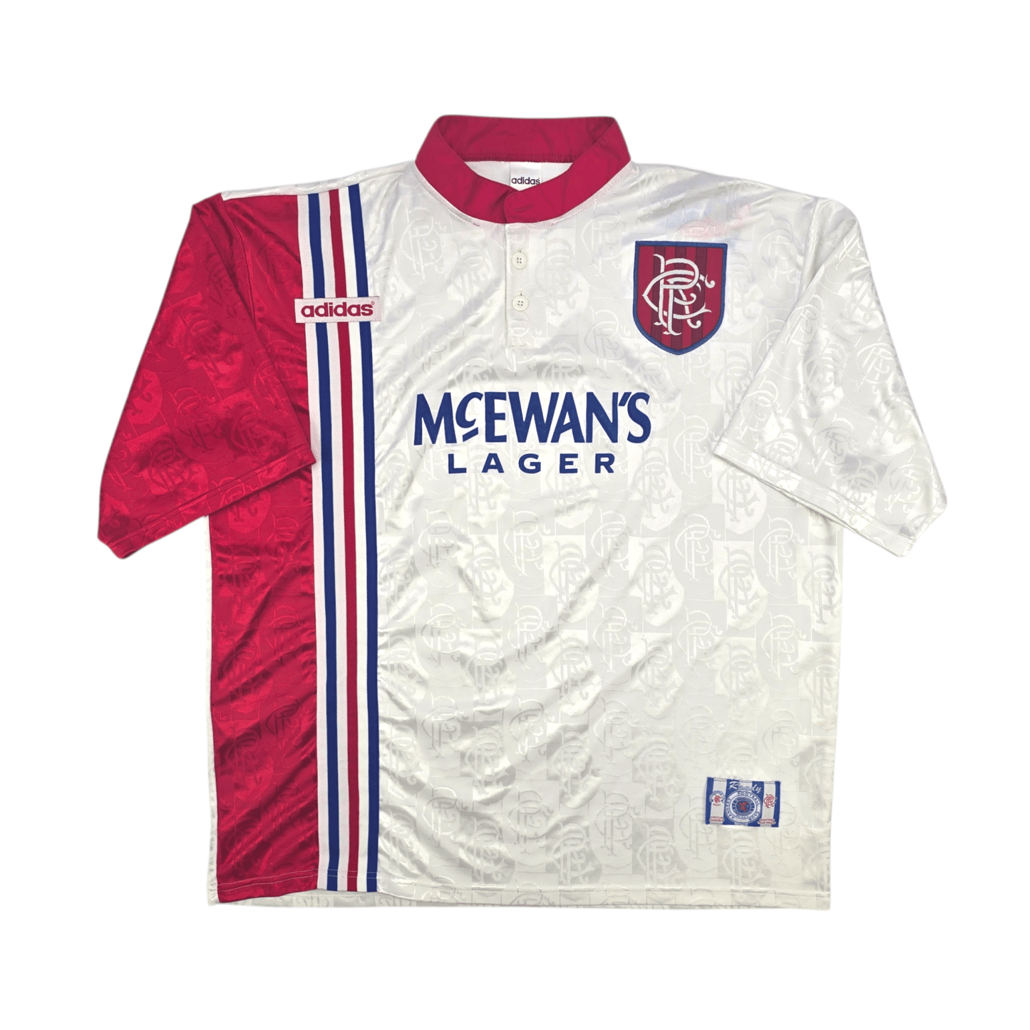 1996/97 Glasgow Rangers Away Football Shirt (2XL) Adidas