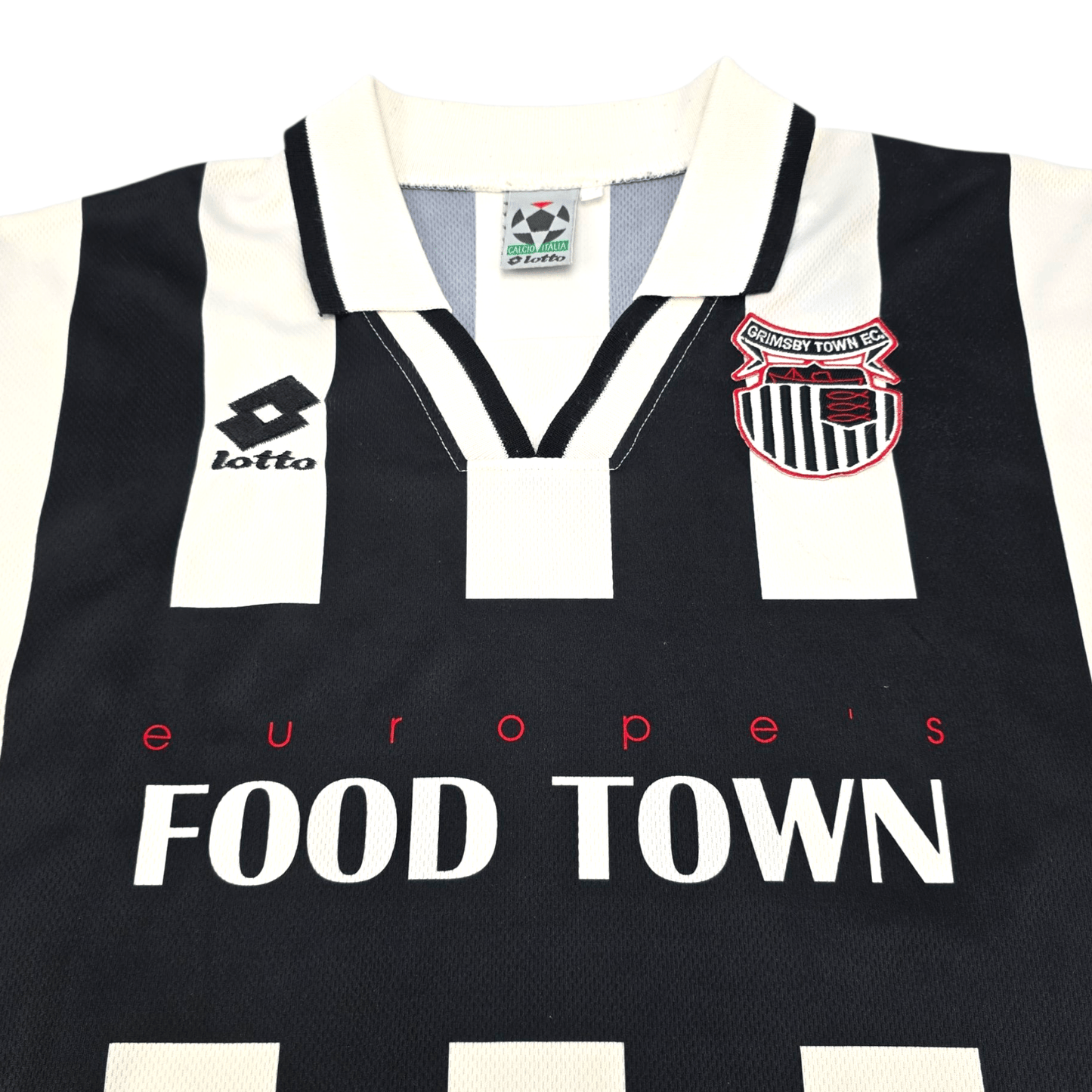 1996/97 Grimsby Town Home Football Shirt (M) Lotto