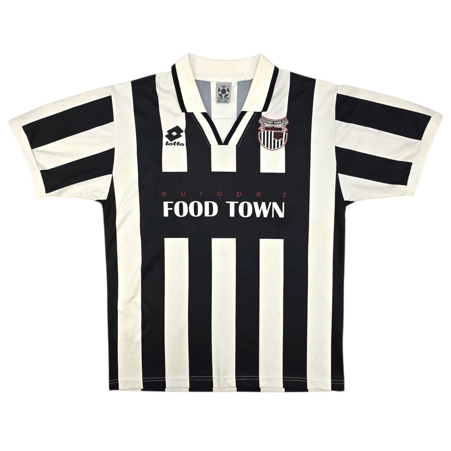 1996/97 Grimsby Town Home Football Shirt (M) Lotto