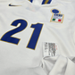 1996/97 Italy Away Football Shirt (M) Nike #21 Zola