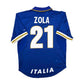 1996/97 Italy Home Football Shirt (XL) Nike #21 Zola
