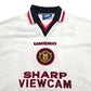 1996/97 Manchester United Away Football Shirt (L) Umbro #7 Cantona