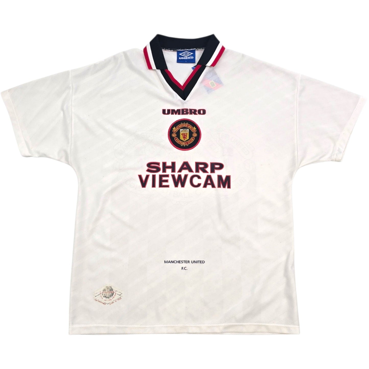 1996/97 Manchester United Away Football Shirt (L) Umbro