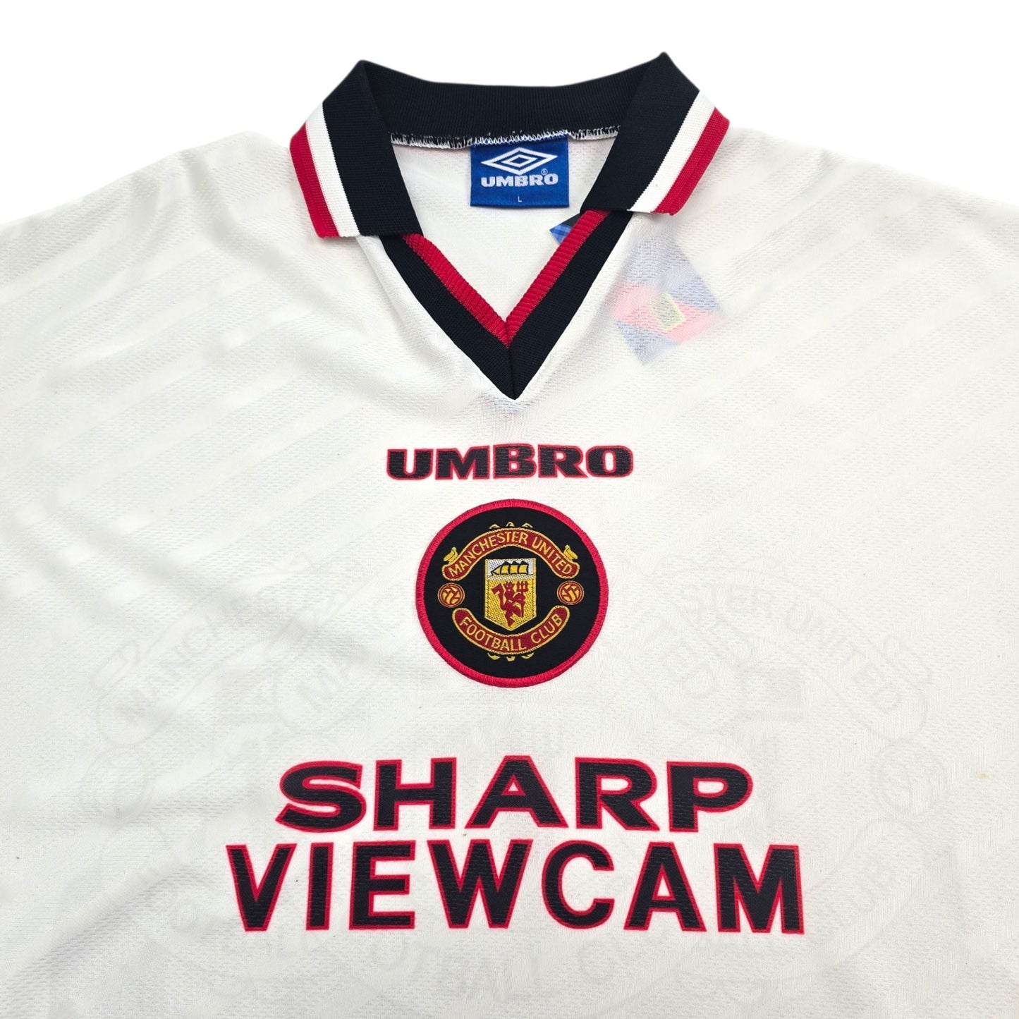 1996/97 Manchester United Away Football Shirt (L) Umbro