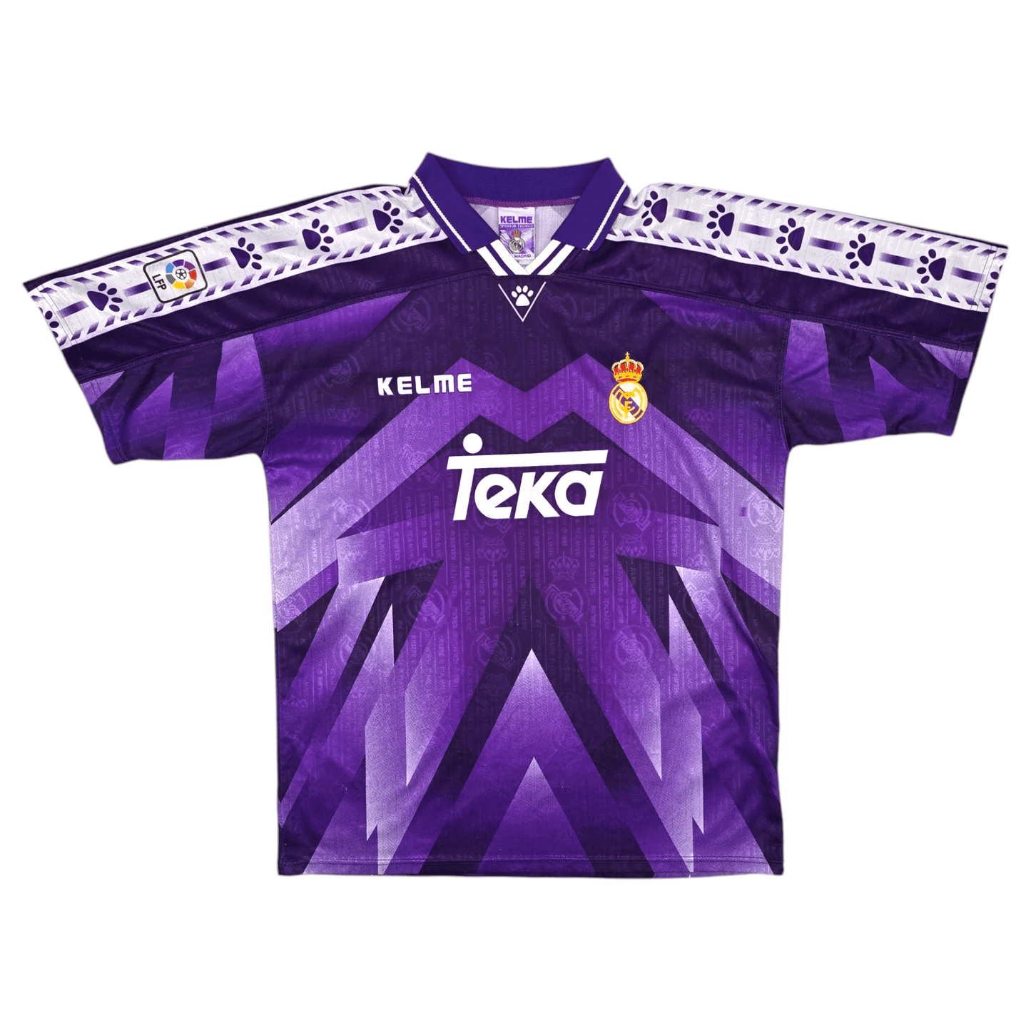 1996/97 Real Madrid Away Football Shirt (M) Kelme