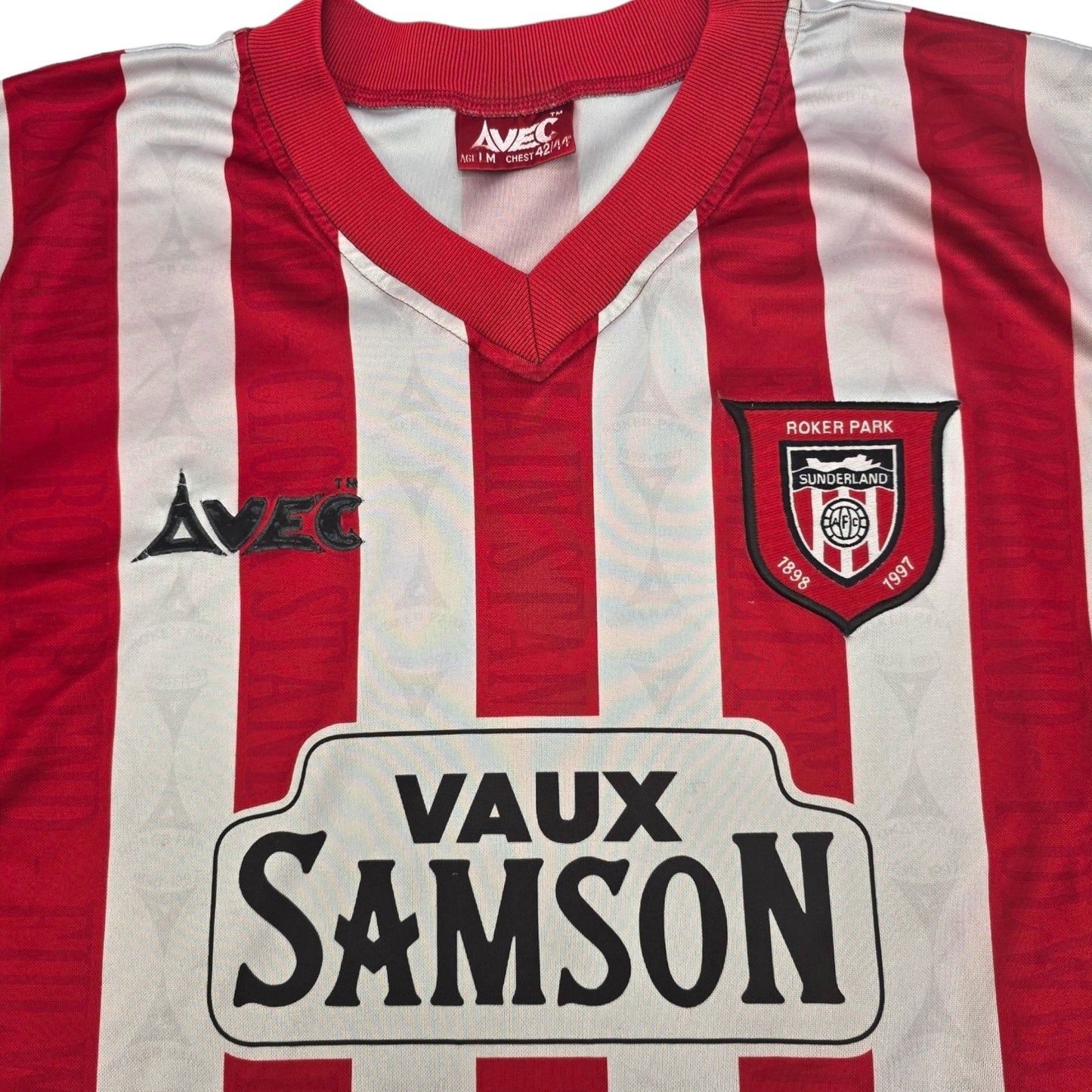 1996/97 Sunderland Home Football Shirt (M) Avec