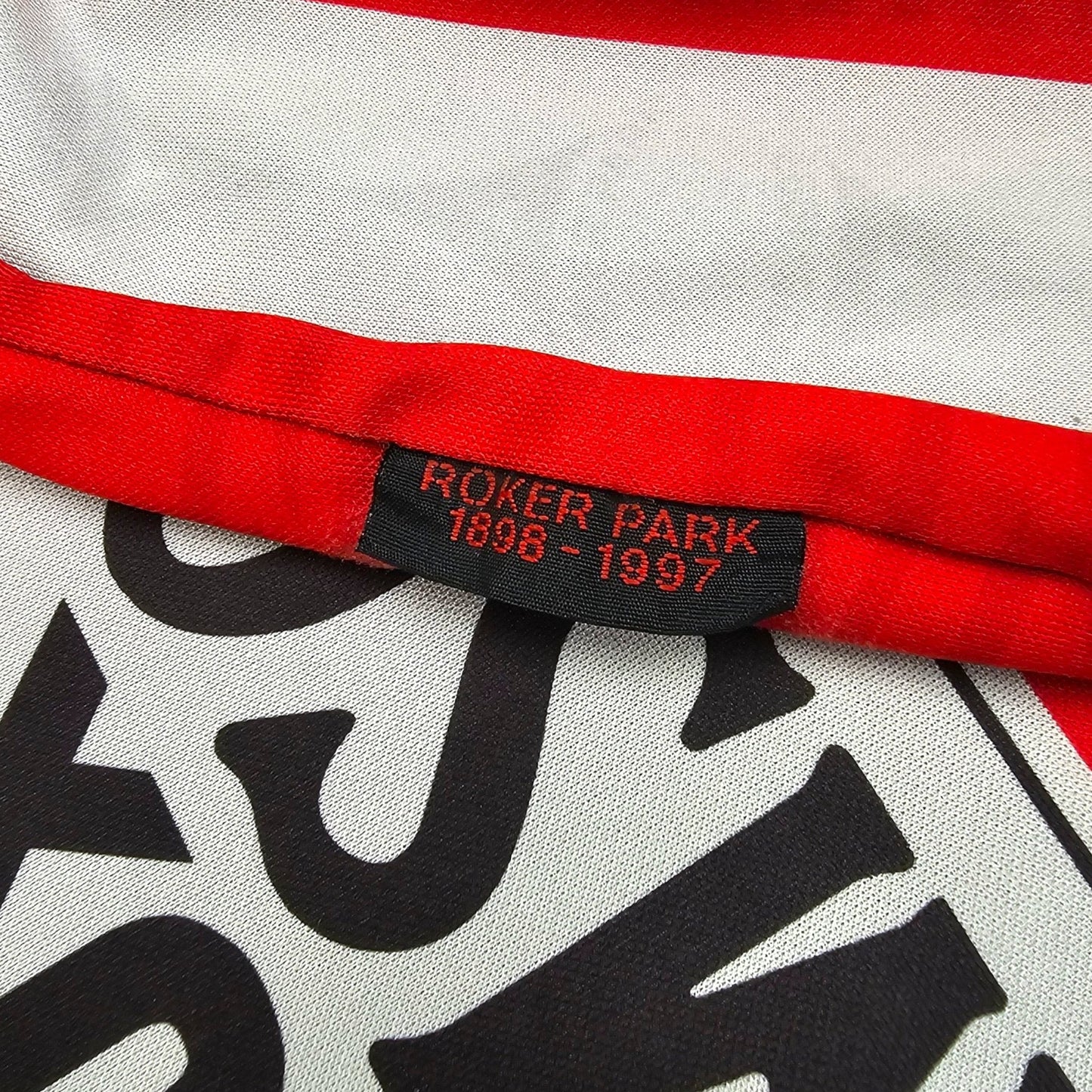 1996/97 Sunderland Home Football Shirt (M) Avec