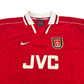 1996/98 Arsenal Home Football Shirt (2XL) Nike #8 Wright