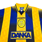 1996/98 Everton Away Football Shirt (M) Umbro #10 Speed