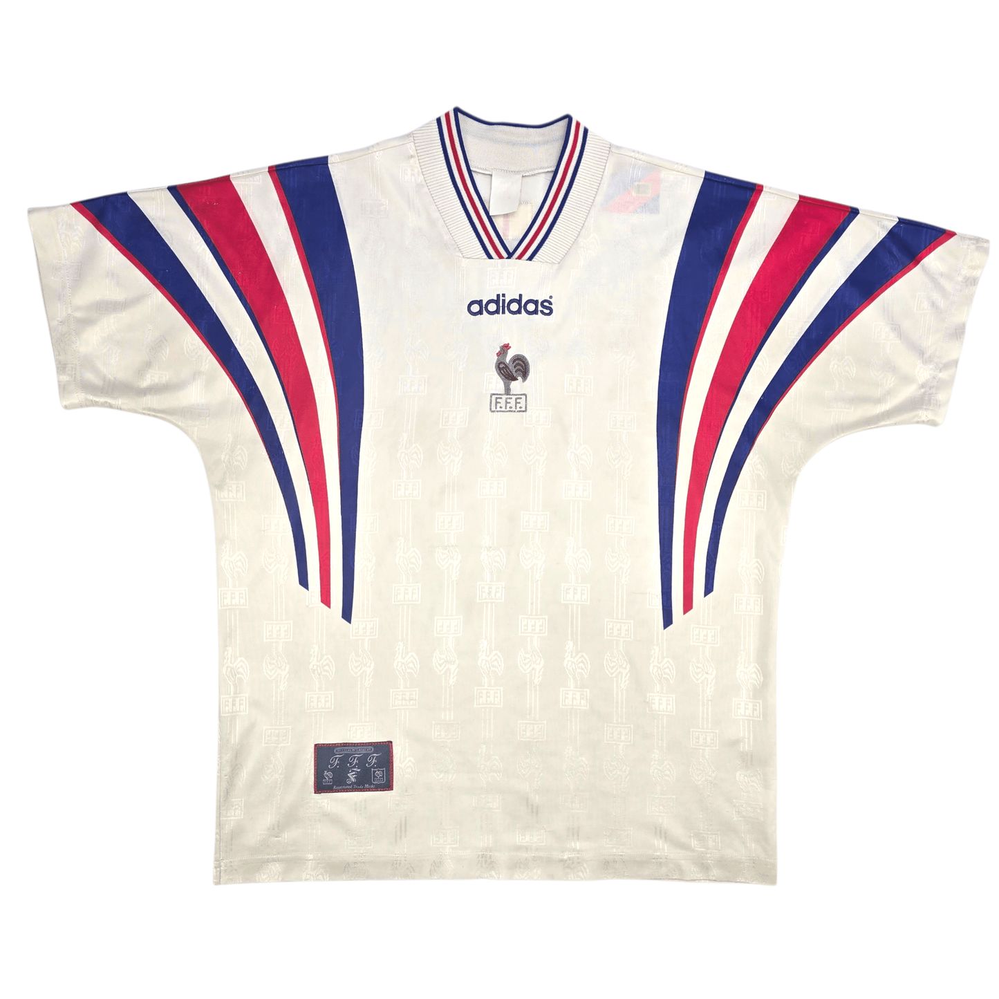 1996/98 France Away Football Shirt (M) Adidas