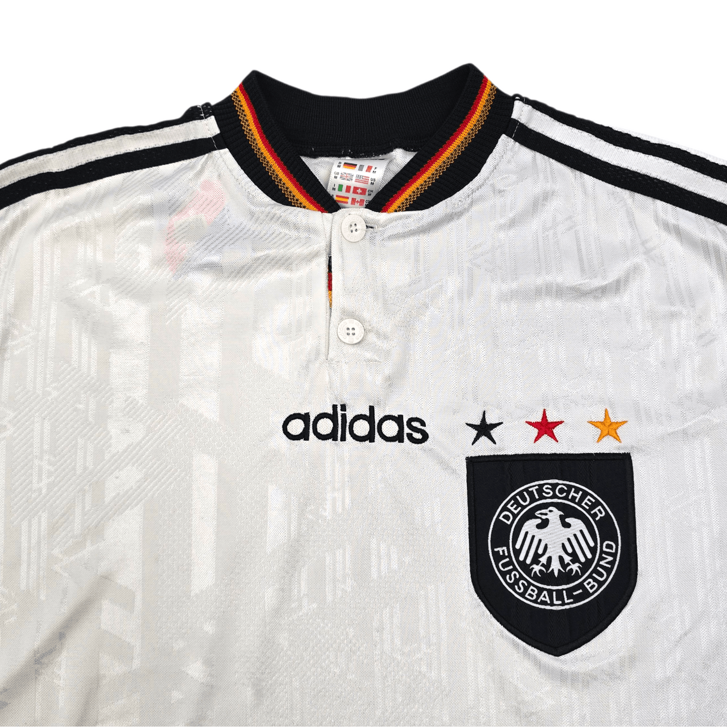 1996/98 Germany Home Football Shirt (M) Adidas