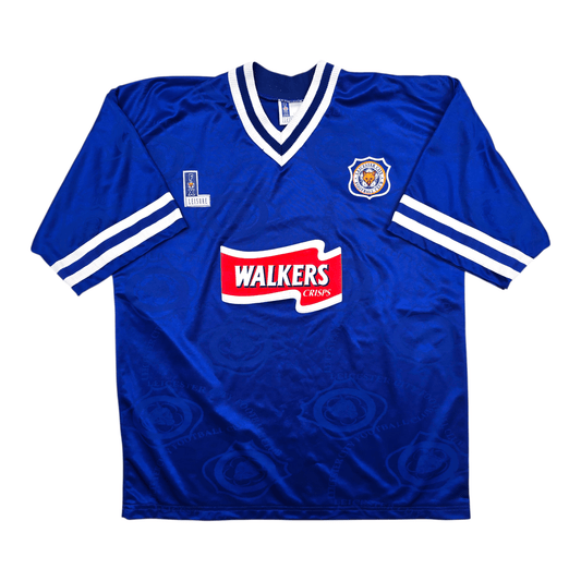 1996/98 Leicester City Home Football Shirt (XL) Fox Leisure