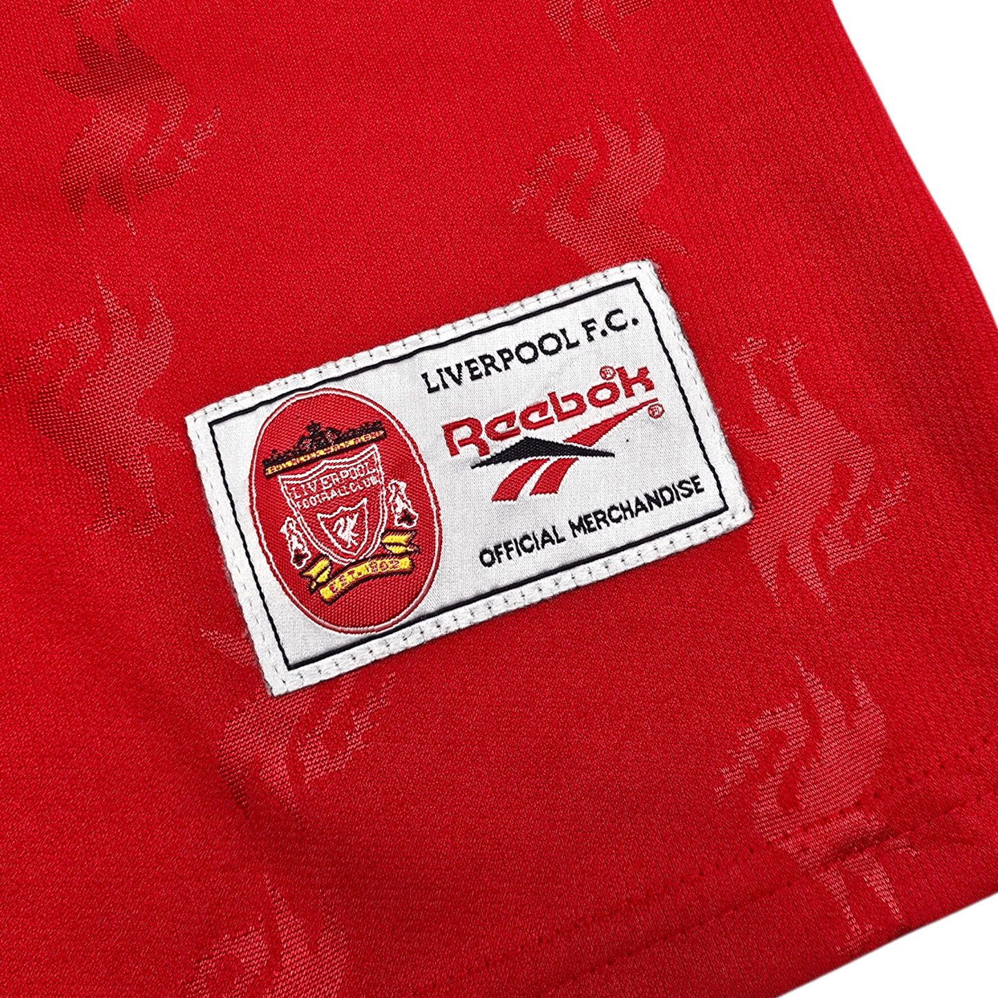 1996/98 Liverpool Home Football Shirt (L) Reebok #10 Barnes