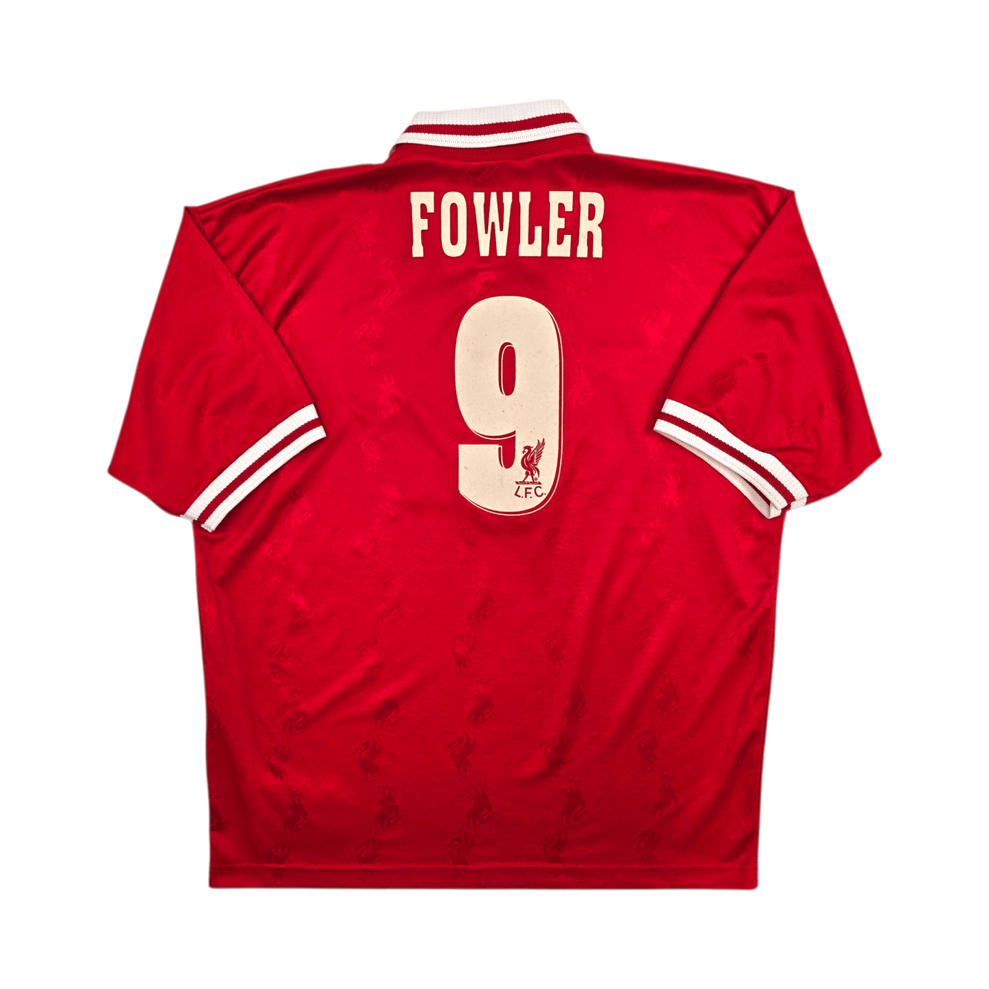 1996/98 Liverpool Home Football Shirt (L) Reebok #9 Fowler