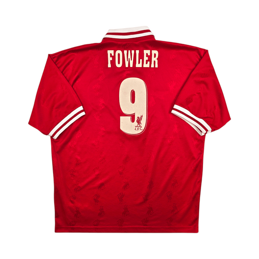 1996/98 Liverpool Home Football Shirt (L) Reebok #9 Fowler