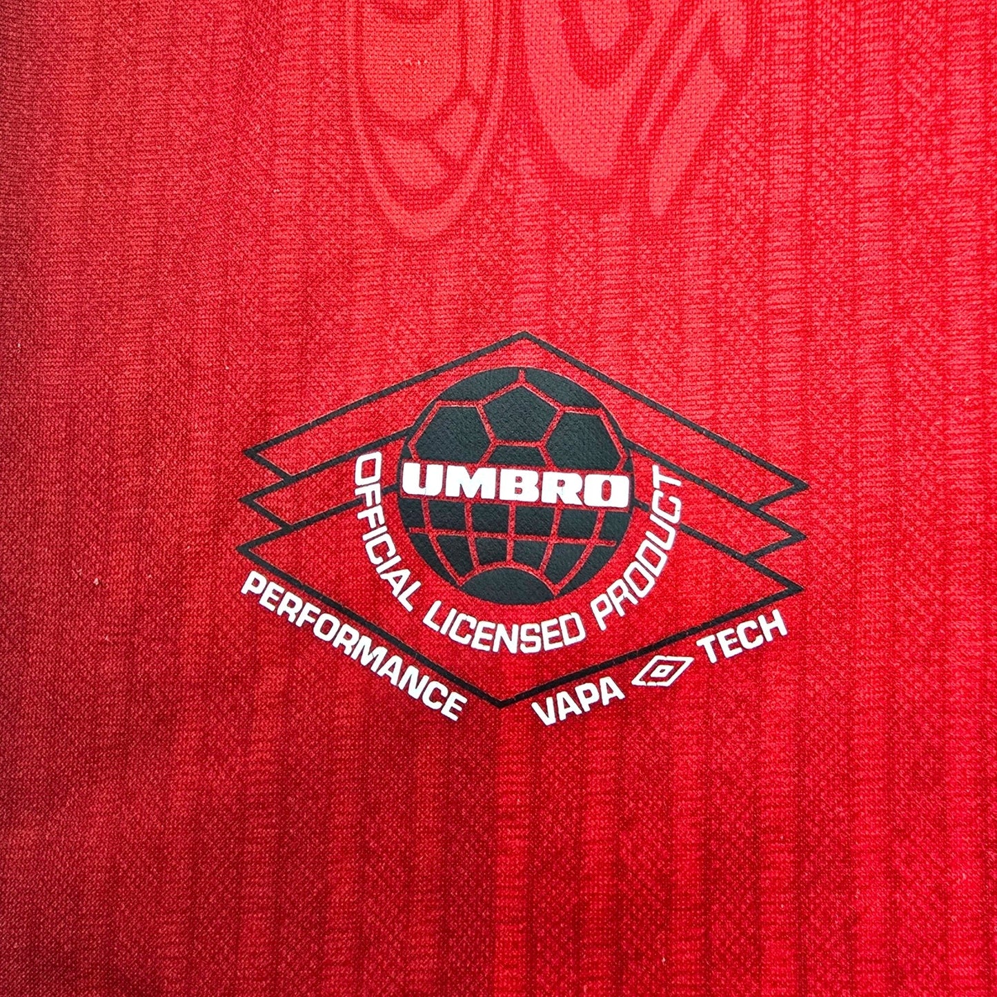 1996/98 Manchester United Home Football Shirt (L) Umbro