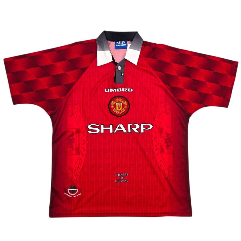 1996/98 Manchester United Home Football Shirt (L) Umbro