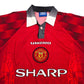 1996/98 Manchester United Home Football Shirt (L) Umbro
