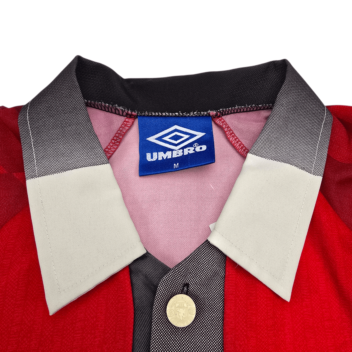 1996/98 Manchester United Home Football Shirt (M) Umbro