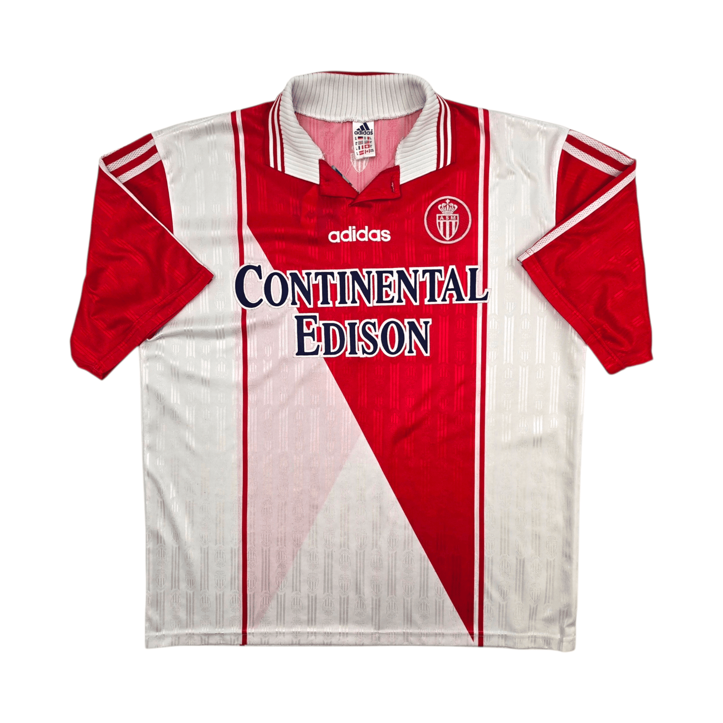 1996/98 Monaco Home Football Shirt (XL) Adidas