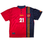 1996/98 Spain Home Football Shirt (XL) Adidas #21 Luis Enrique