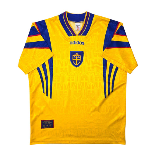 1996/98 Sweden Home Football Shirt (L) Adidas