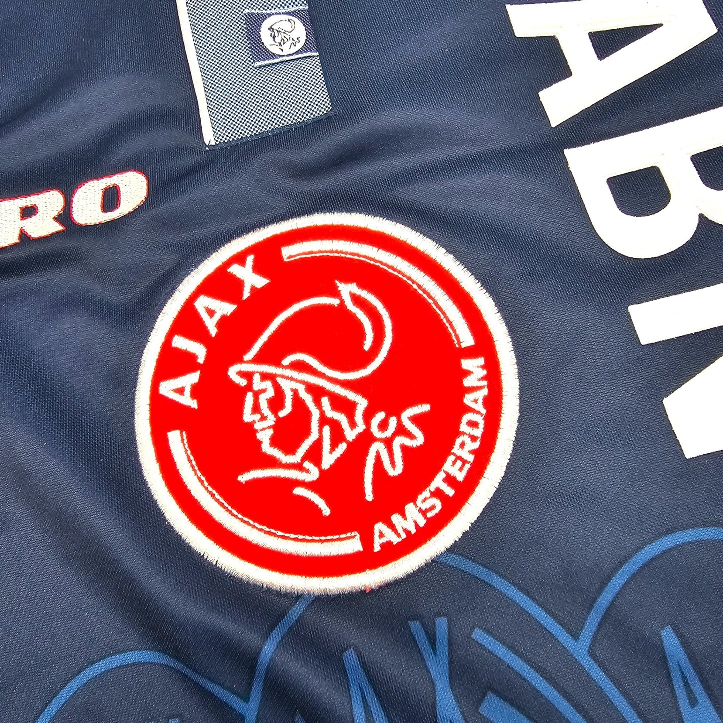 1997/98 Ajax Away Football Shirt (M) Umbro (Player Version)