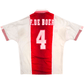 1997/98 Ajax Home Football Shirt (XL) Umbro #4 F.De Boer
