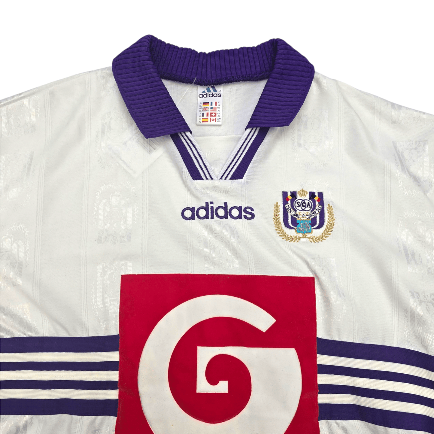 1997/98 Anderlecht Home Football Shirt (XL) Adidas