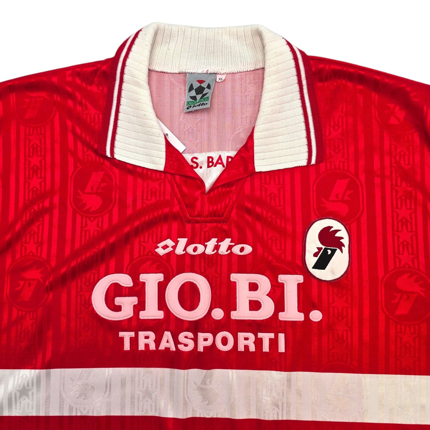 1997/98 Bari Away Football Shirt (XL) Lotto