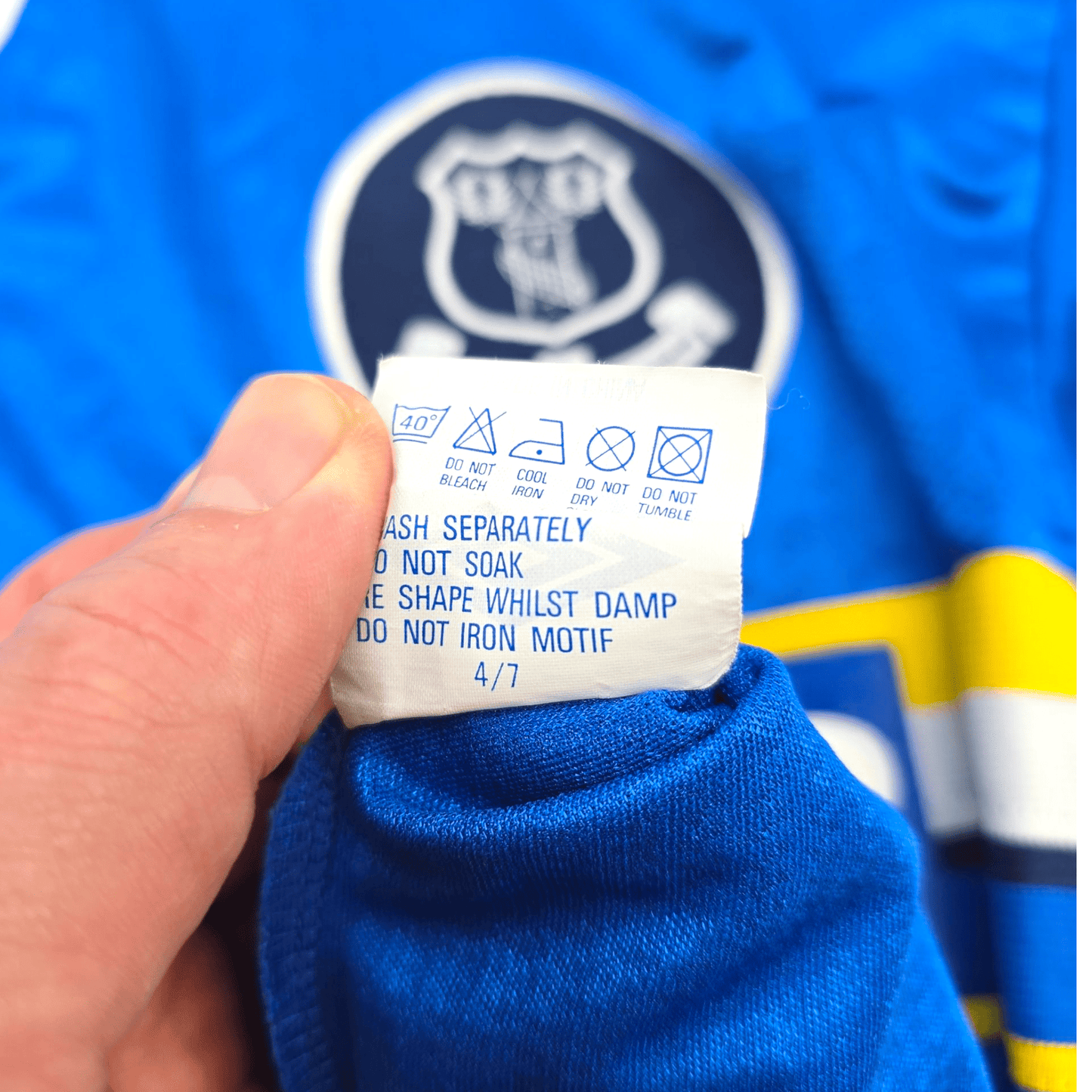 1997/98 Everton Home Football Shirt (M) Umbro #28 Bilic