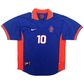 1997/98 Holland Away Football Shirt (L) Nike #10 Seedorf