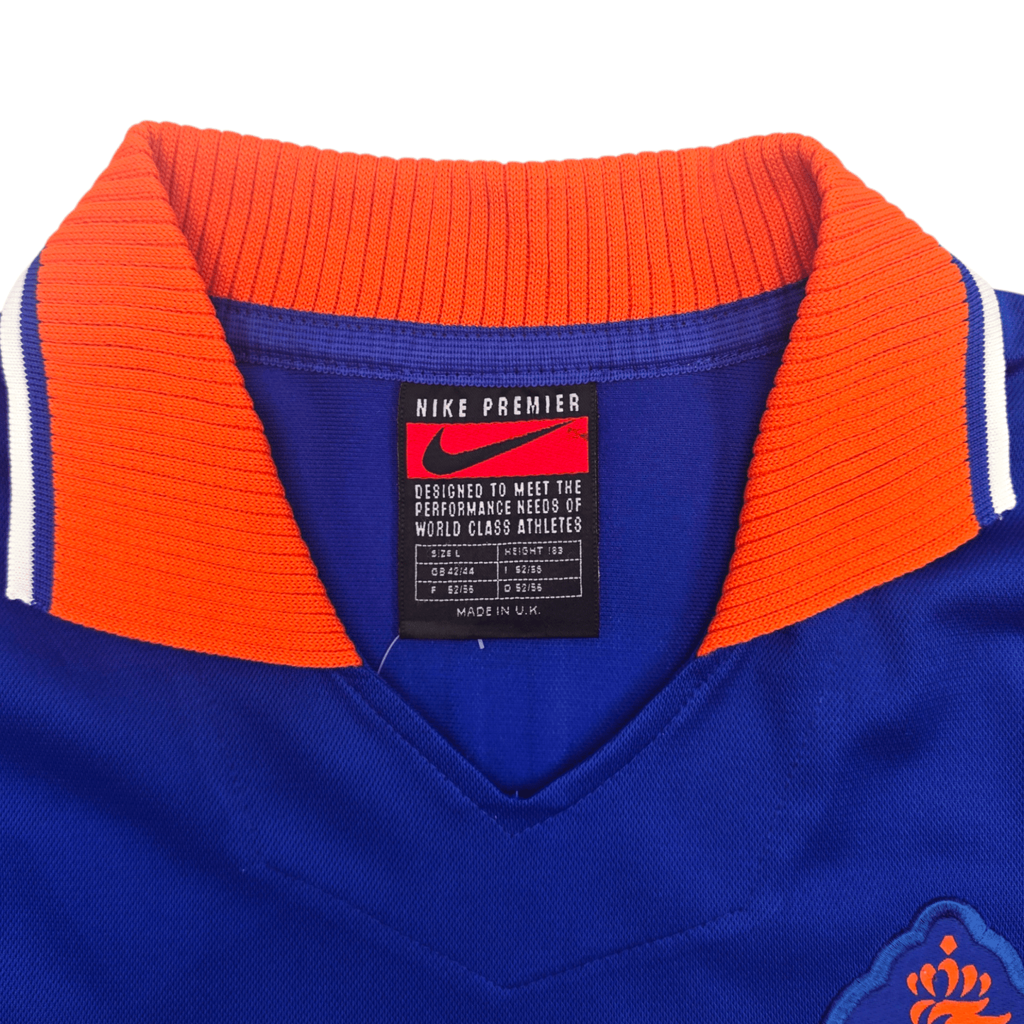 1997/98 Holland Away Football Shirt (L) Nike #10 Seedorf