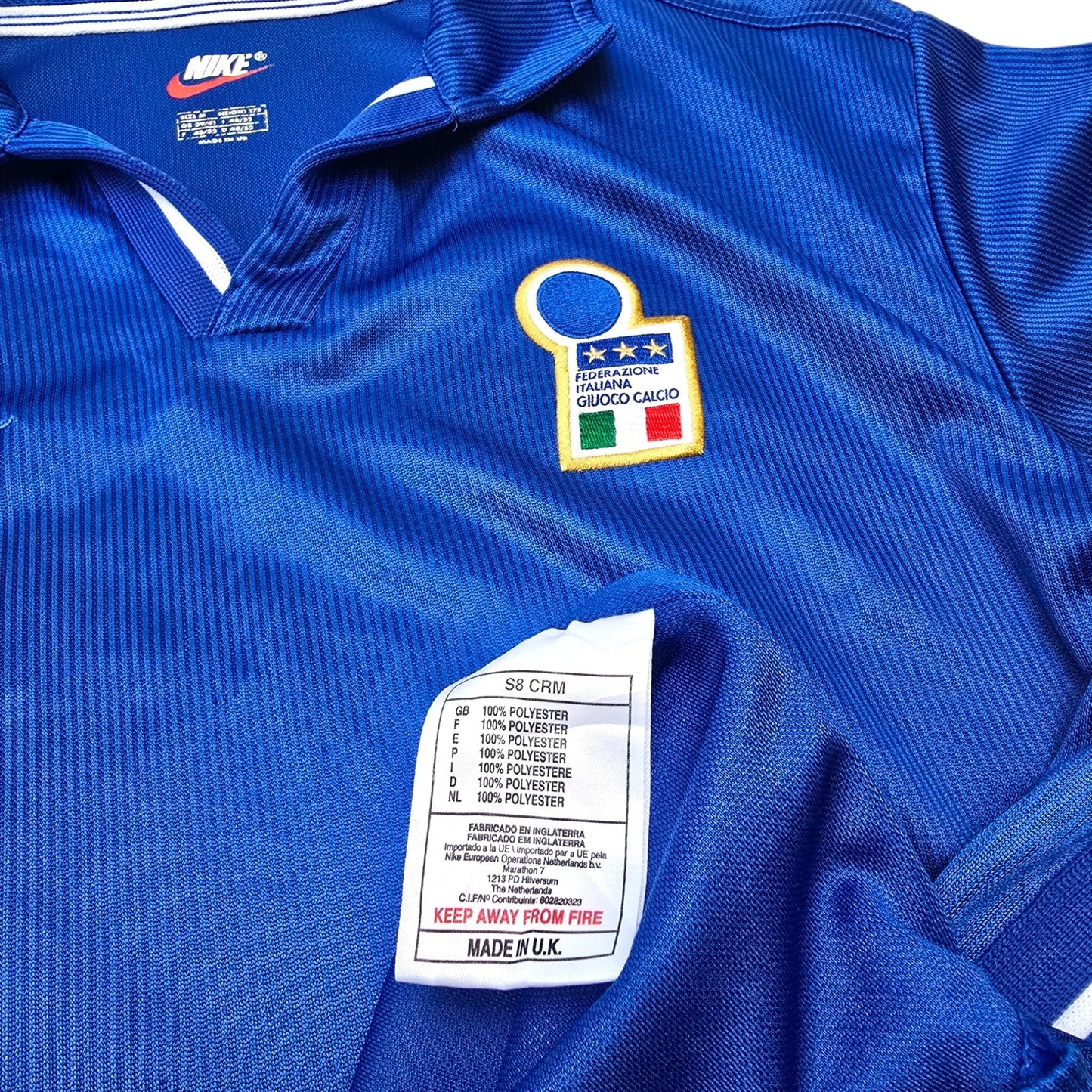 1997/98 Italy Home Football Shirt (M) Nike
