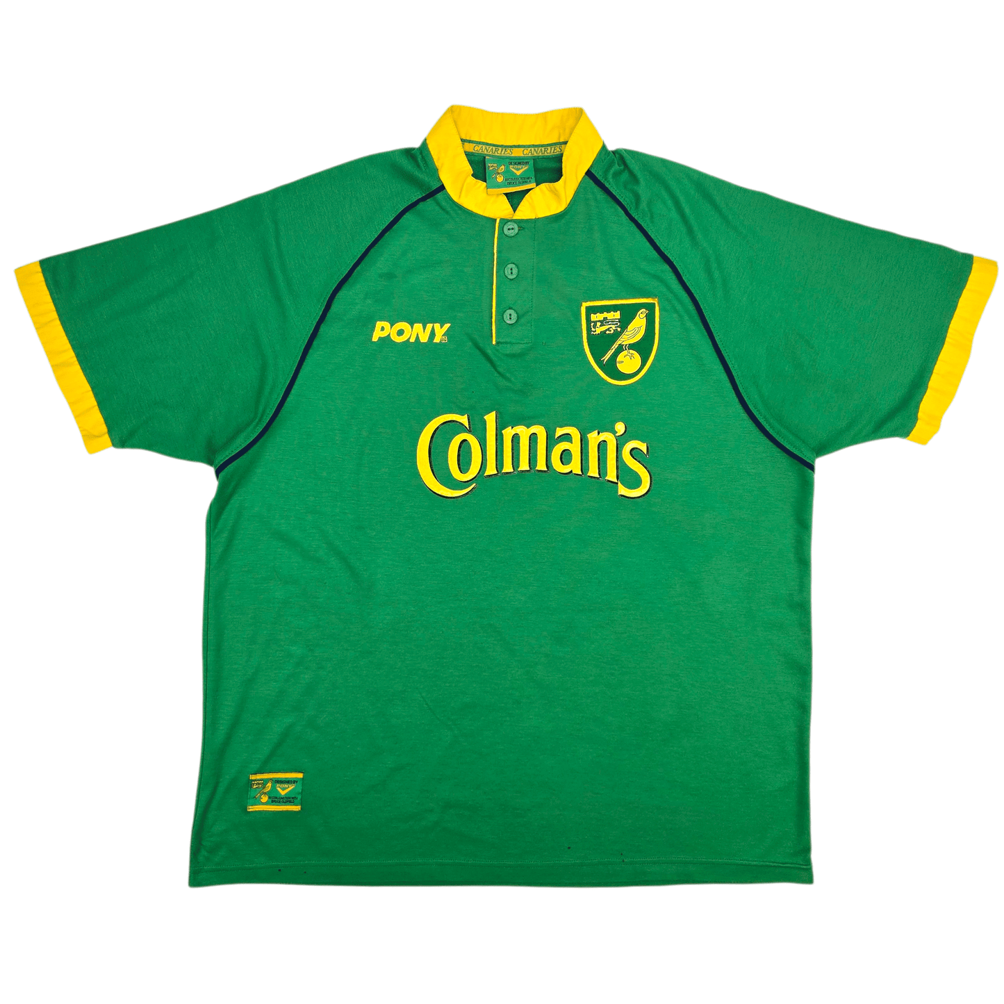 1997/98 Norwich City Away Football Shirt (2XL) PONY