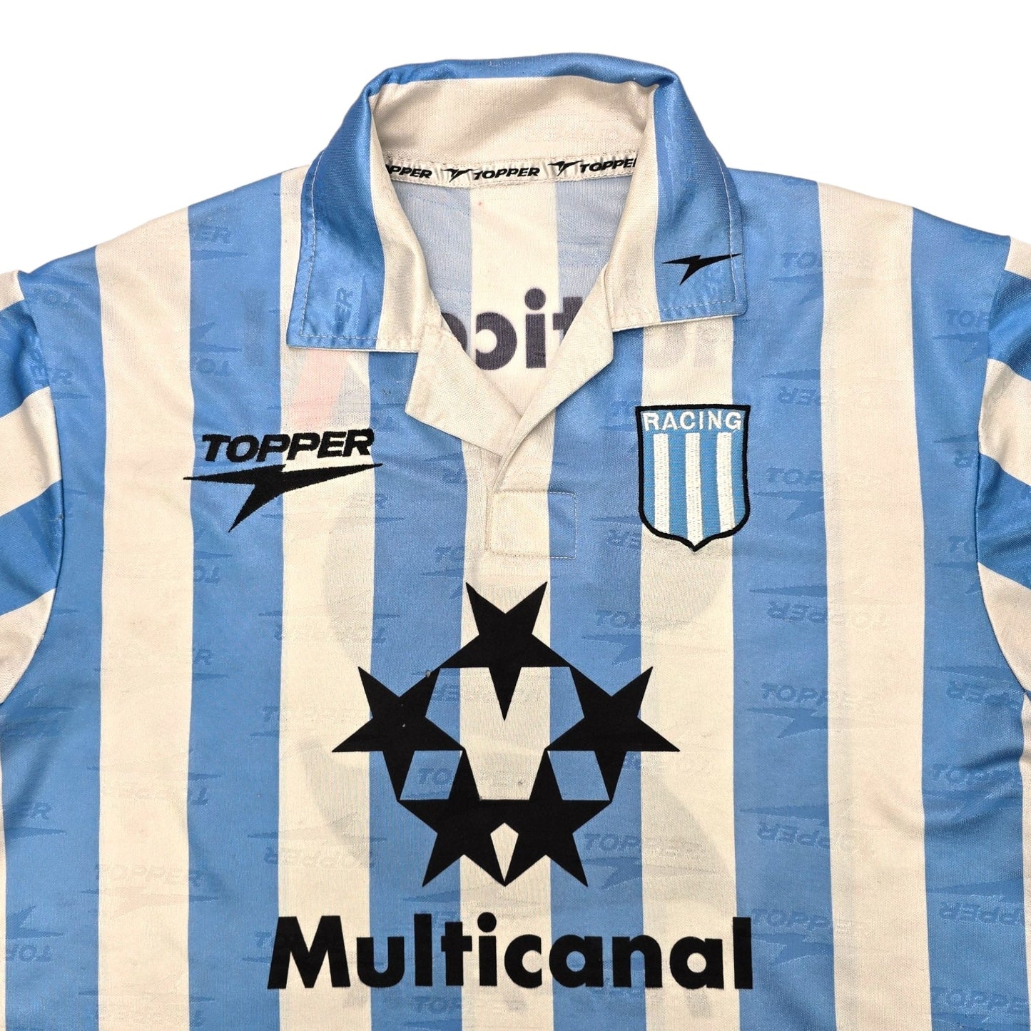 1997/98 Racing Club Home Football Shirt (L) Topper #2