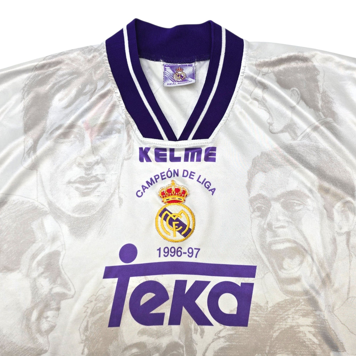 1997/98 Real Madrid Special Edition Football Shirt (M) Kelme (Campeon de Liga)