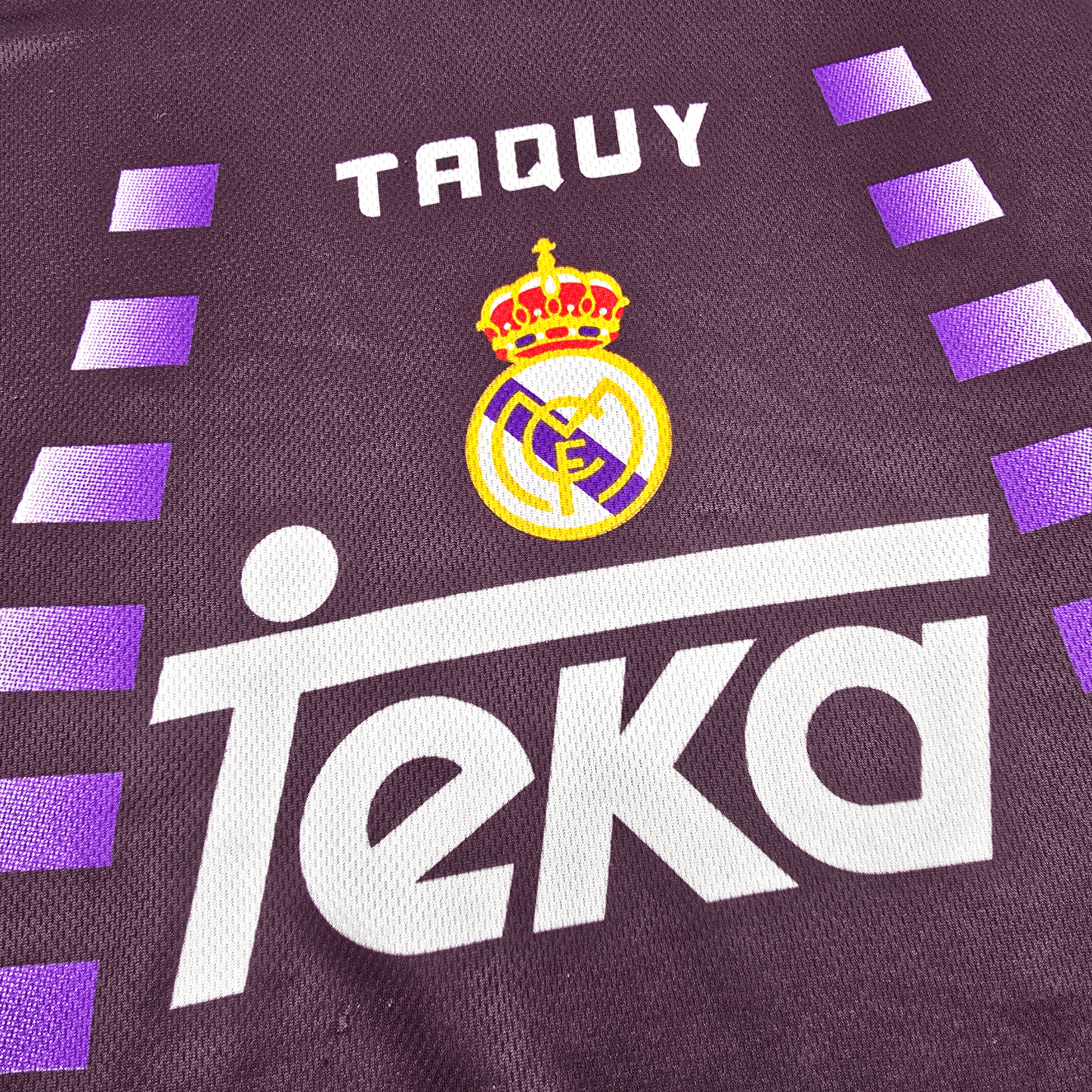 1997/98 Real Madrid Third Football Shirt (XL) Taquy #8 Mijatovic