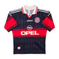 1997/99 Bayern Munich Home Football Shirt (M) Adidas #9 Elber