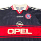 1997/99 Bayern Munich Home Football Shirt (M) Adidas #9 Elber