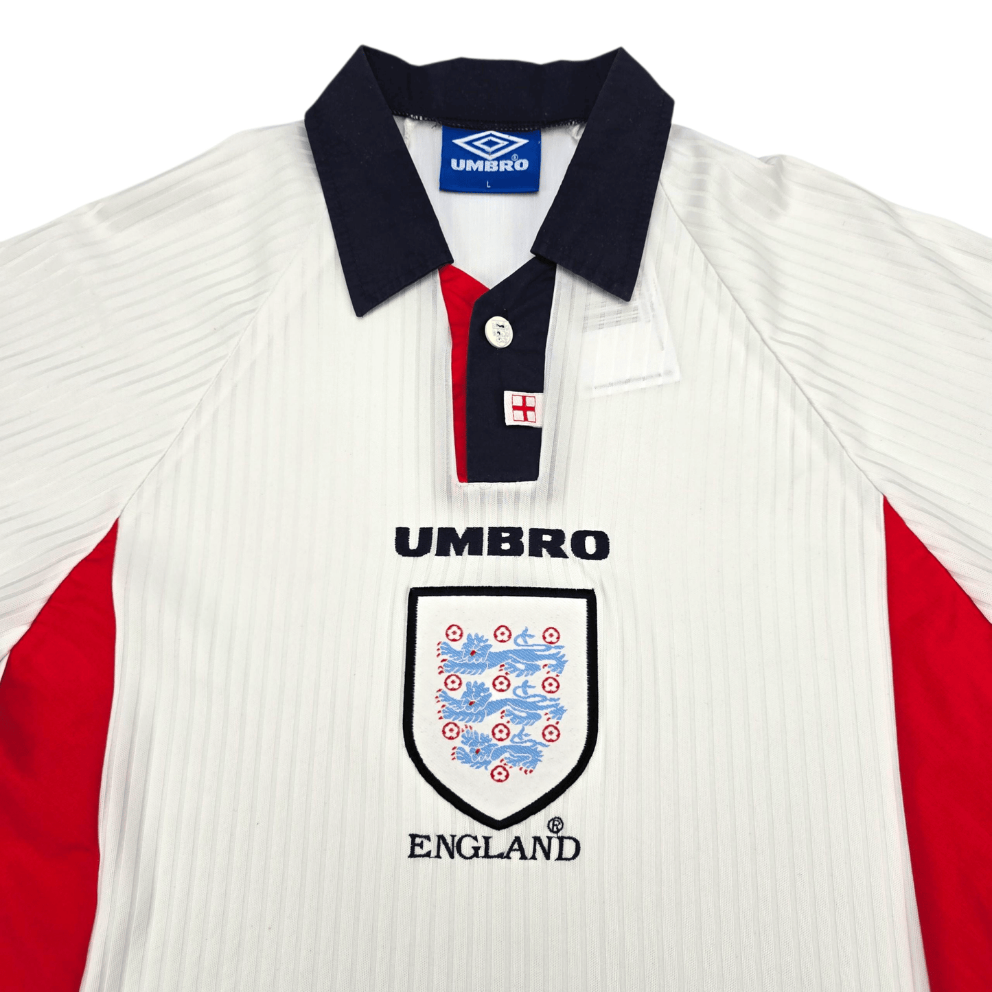 1997/99 England Home Football Shirt (L) Umbro