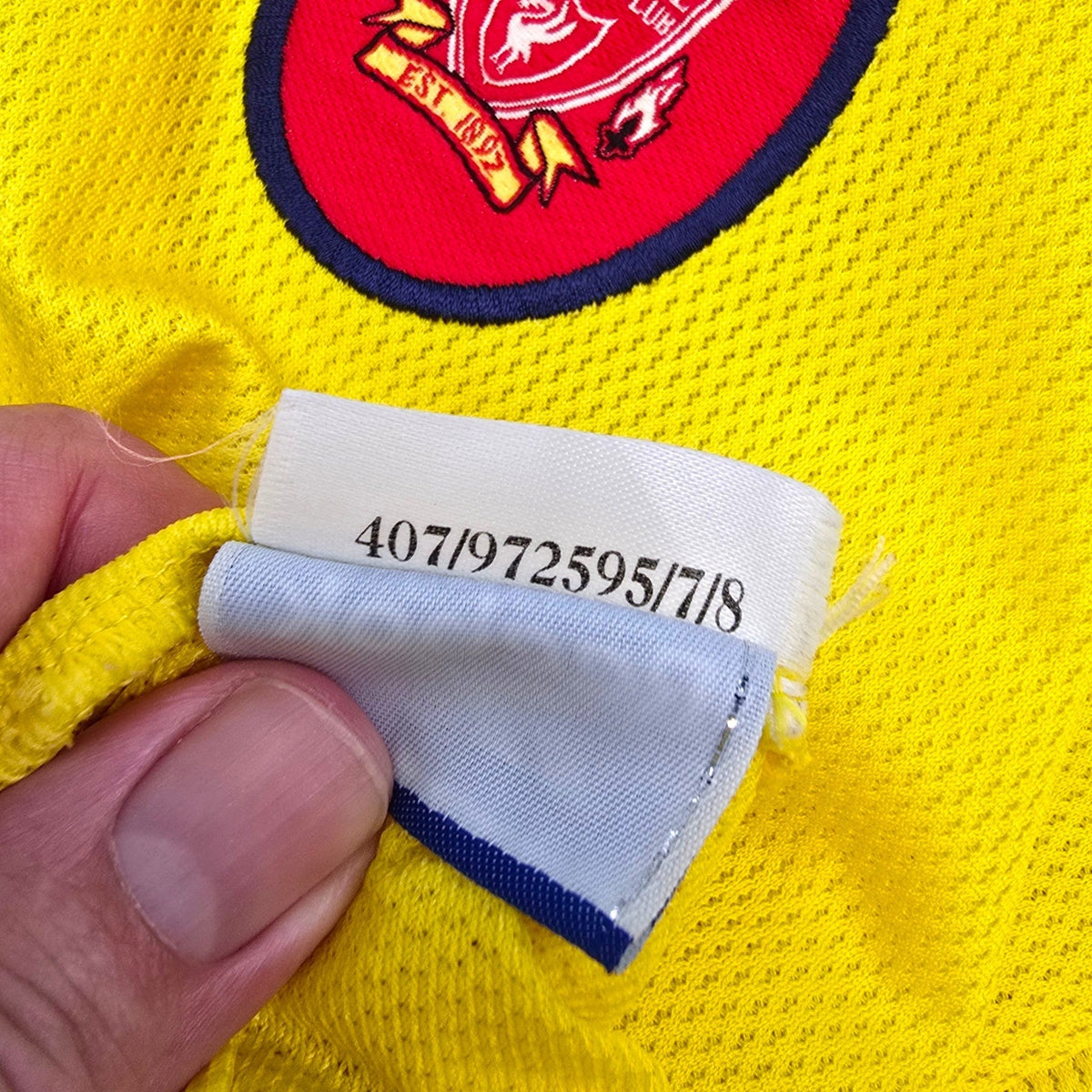 1997/99 Liverpool Away Football Shirt (2XL) Reebok #15 Berger